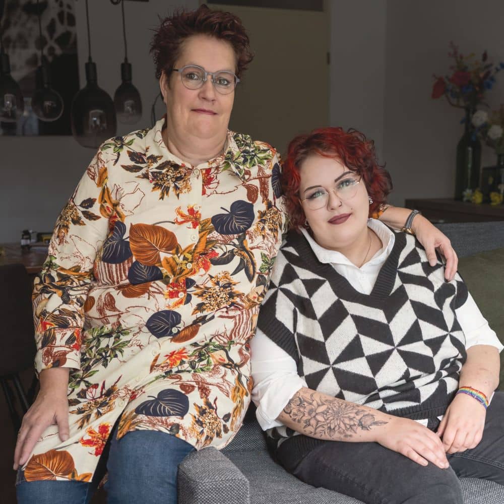 Mantelzorger Jolanda en haar dochter Chantal